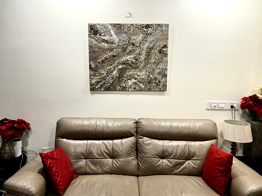 semi precious crystal geode wall art semi precious crystal geode wall art