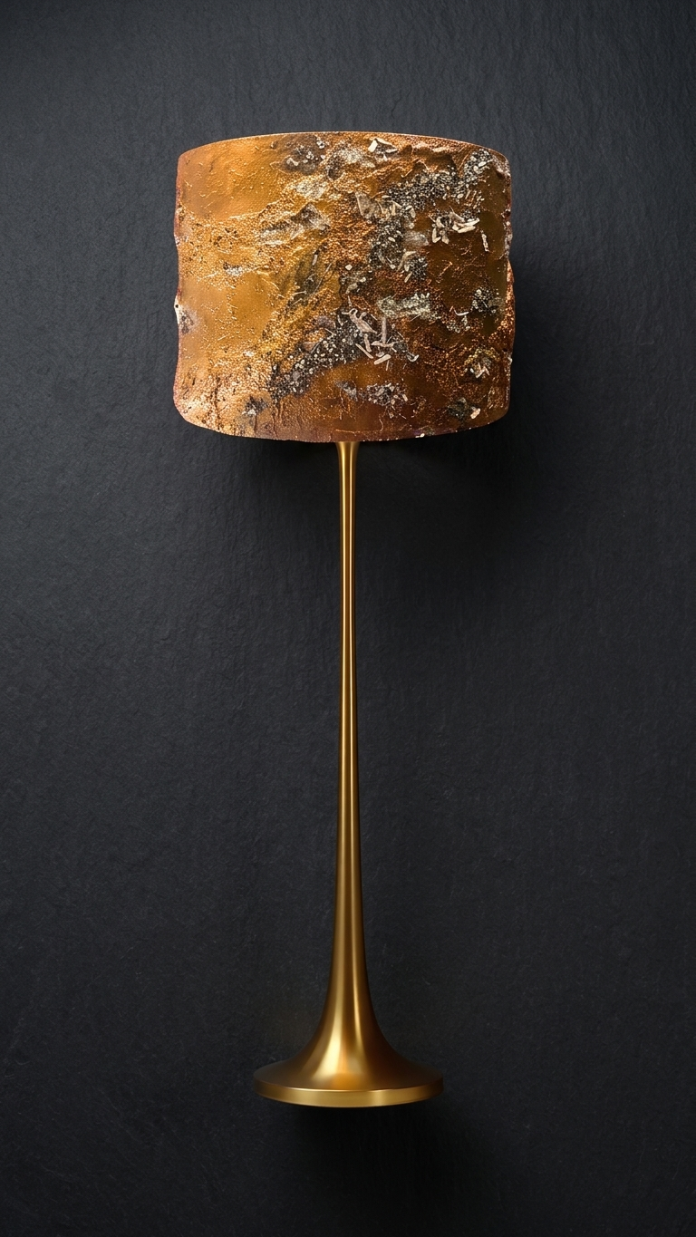 gold pyrite geode lamp gold pyrite geode lamp