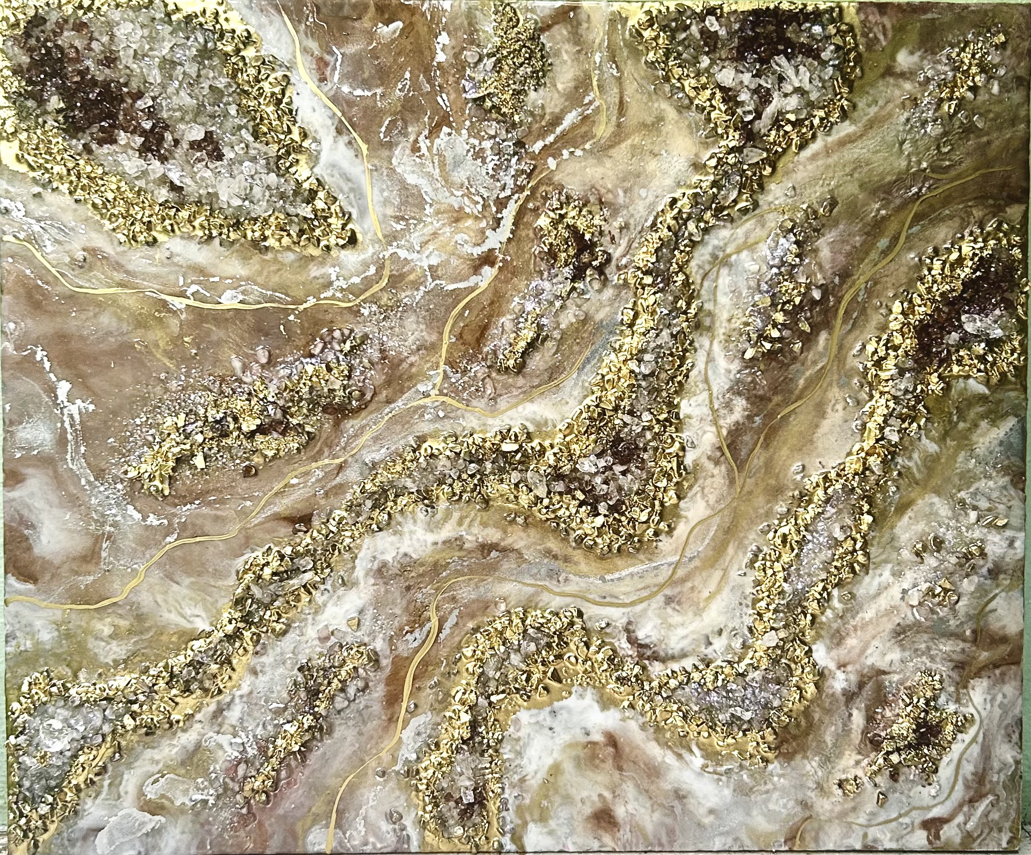 semi precious crystal geode wall art semi precious crystal geode wall art