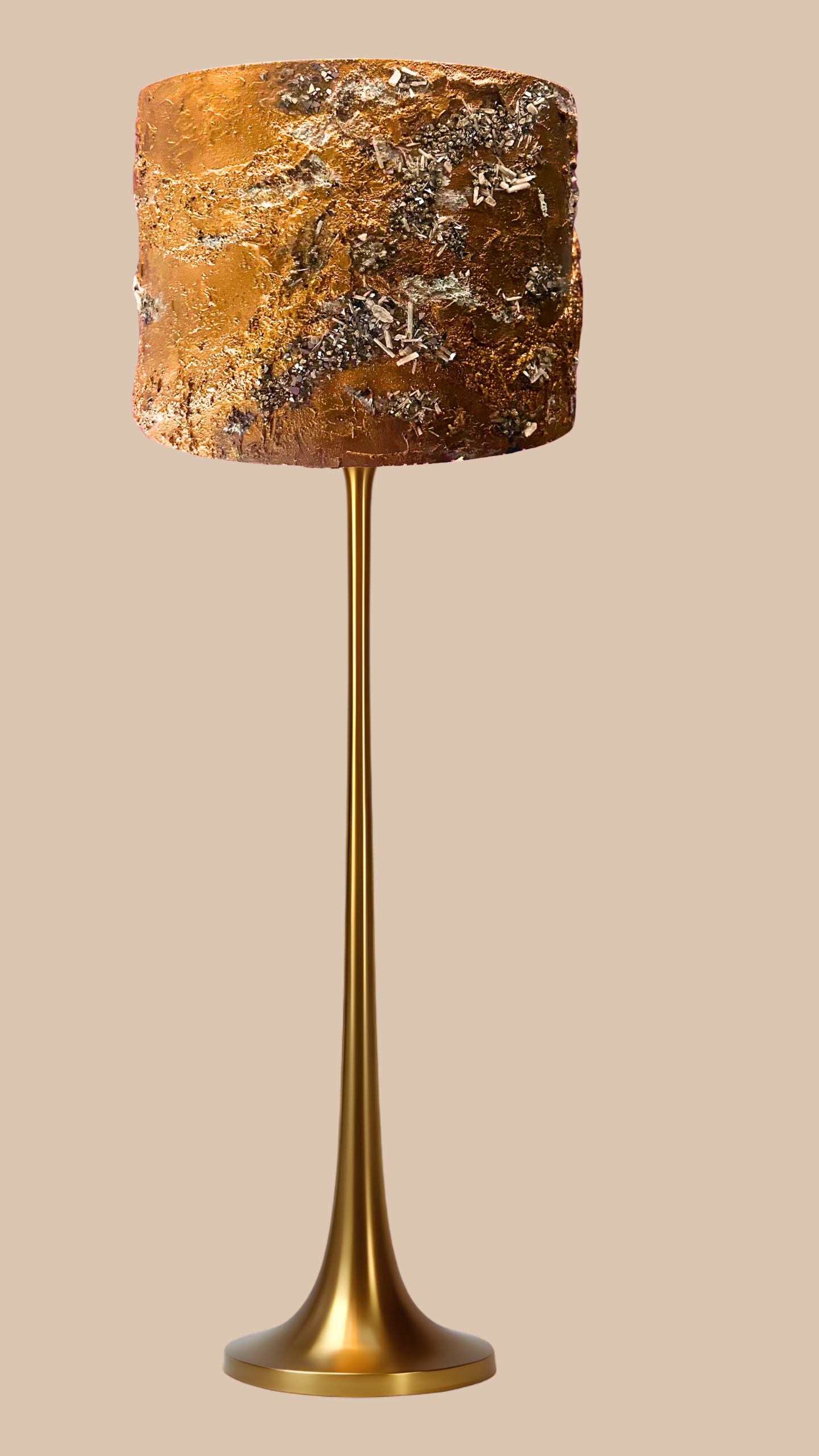 gold pyrite geode lamp gold pyrite geode lamp