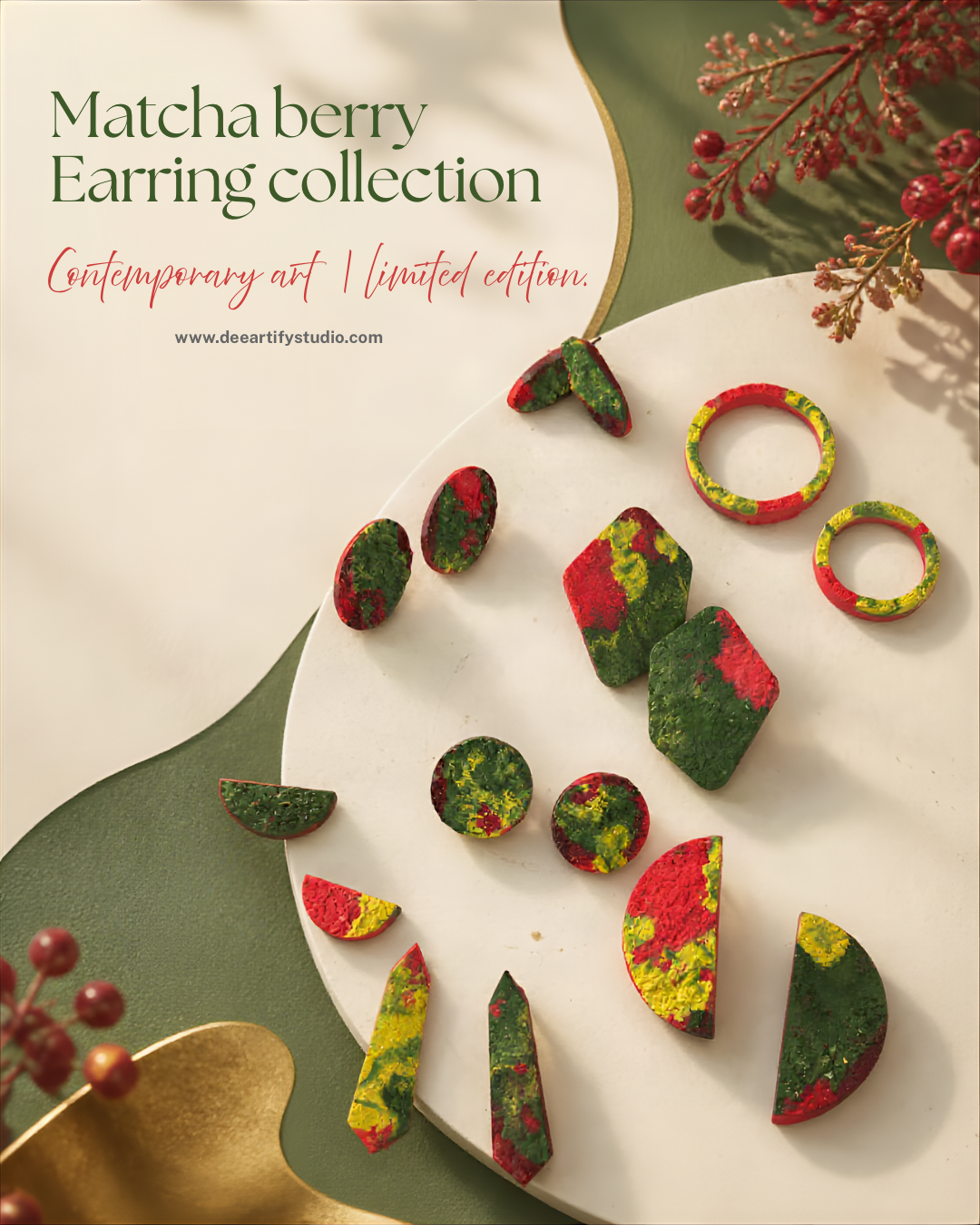 matcha berry earrings collection matcha berry earrings collection
