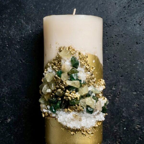 Emerald candle